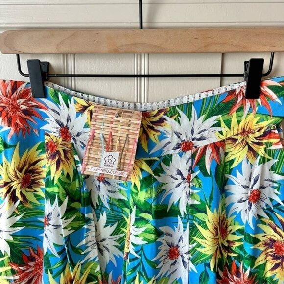 NWT Farm Rio Tropical Wide Leg Pants - Picture 2 of 8